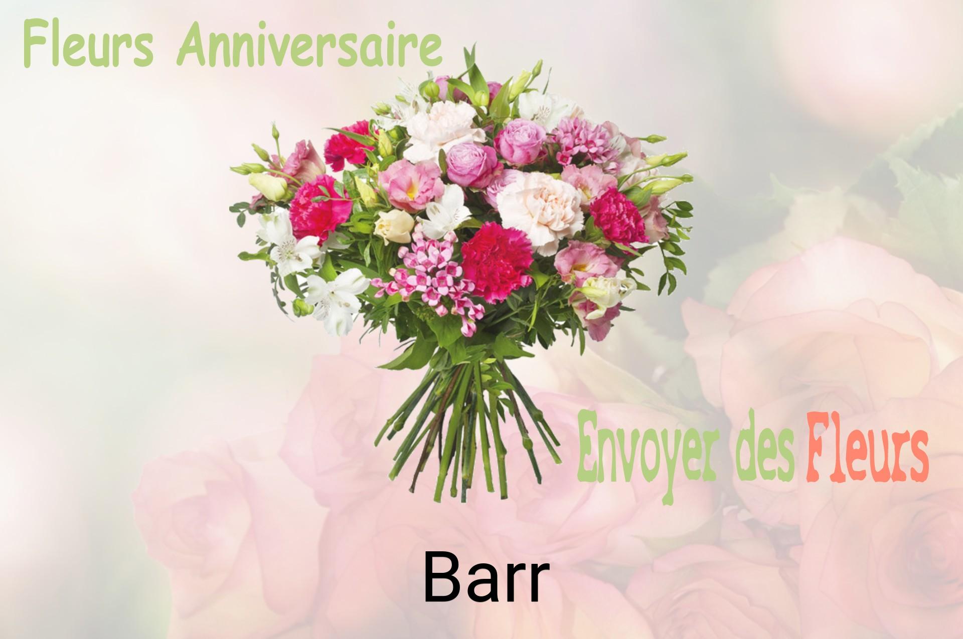 Bouquet de fleurs d’anniversaire livré à Barr