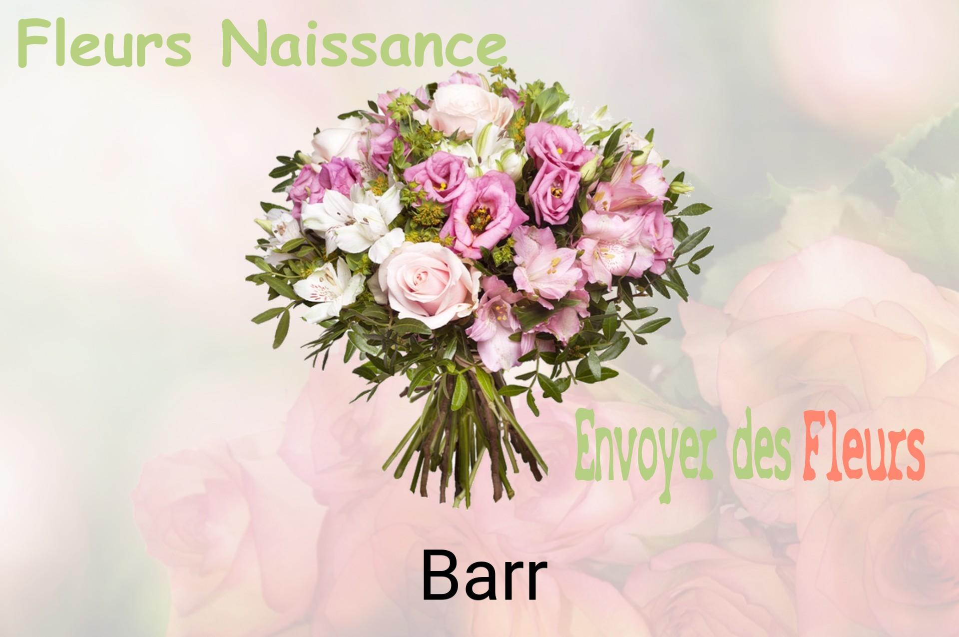 Bouquet de fleurs de naissance livré à Barr